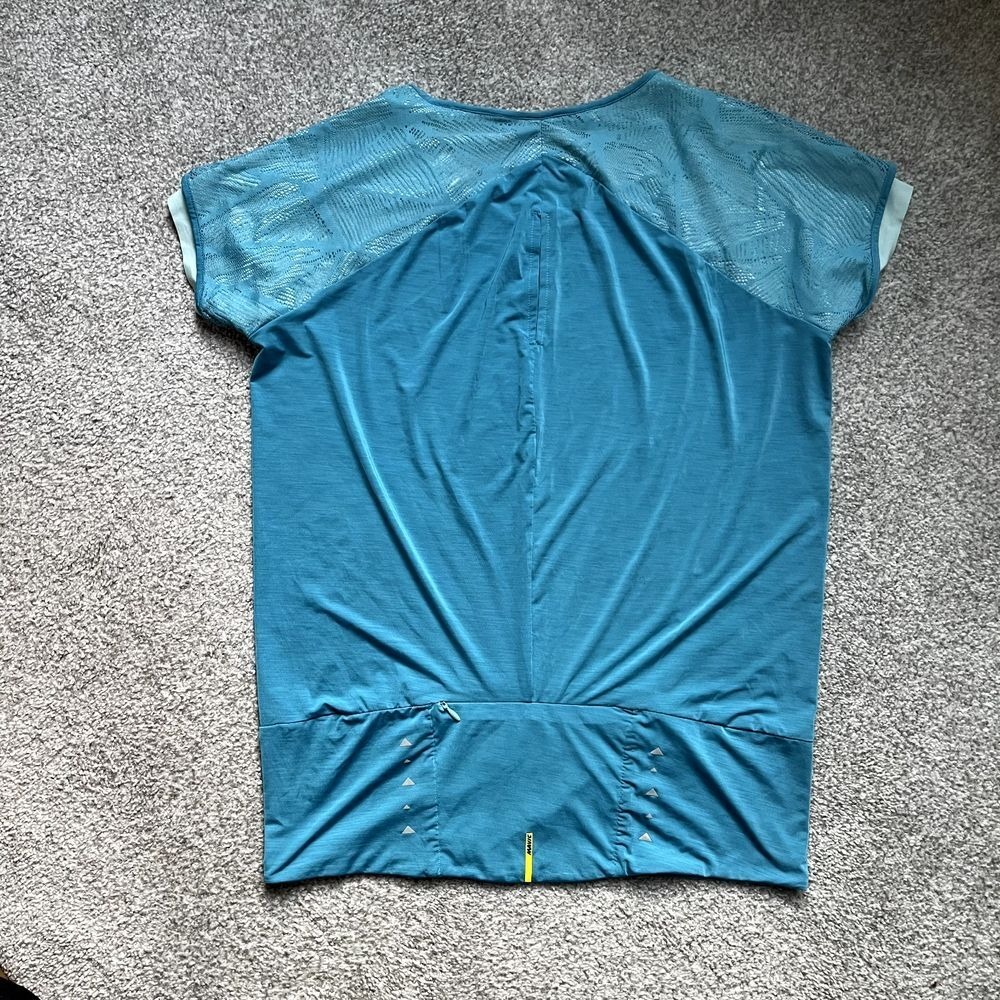 Mavic Echappee Short Sleeve Women's Medium Cycling Jersey Aruba Blue - Picture 5 of 7
